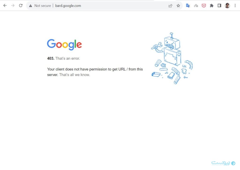 تحریم سرویس هوش مصنوعی گوگل در ایران