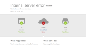 اختلال اینترنت به دلیل مشکل جهانی کلادفلر و قطعی در ارمنستان است