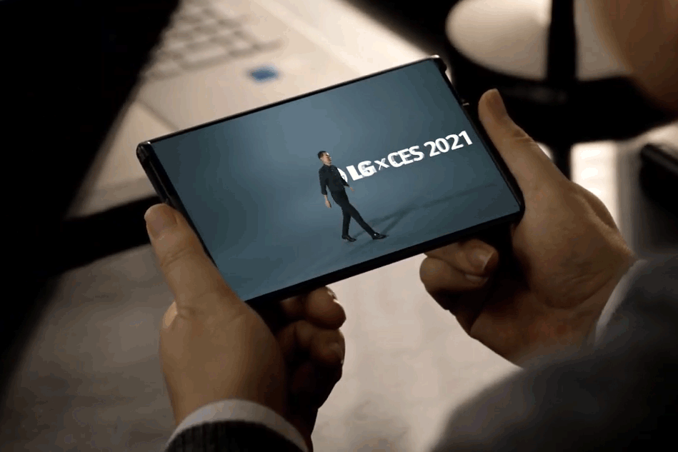 گوشی هوشمند رول شونده ال‌جی در نمایشگاه CES 2021 معرفی شد