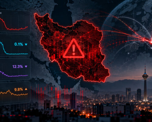 داده‌های کلادفلر از اختلال گسترده اینترنت ایران خبر می‌دهد