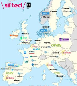 نقشه تحول فین‌تک در اروپا