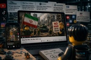 روایت جنگ در غیاب صدا: وقتی لگو جای رسانه را گرفت