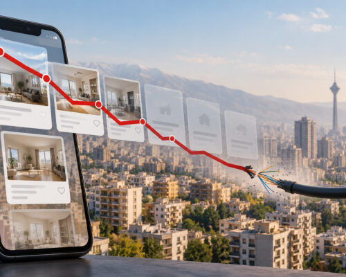ردپای قطعی اینترنت در بازار مسکن تهران، آگهی‌های آنلاین گم شدند