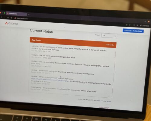 اختلال در بزرگترین سرویس ابری جهان (AWS) پلتفرم‌های بزرگ را دچار مشکل کرد