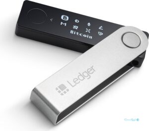 Ledger Nano X کیف پول سخت افزاری با اتصال بلوتوث cold wallet 