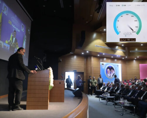 افتتاح سایت ۵G ایرانسل در فارس با ثبت سرعت ۴۱۴۳ مگابیت بر ثانیه